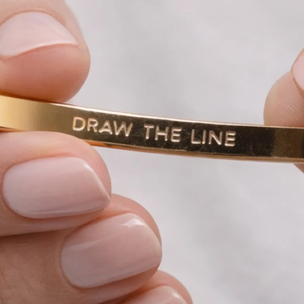 Kate Spade Draw the Line Black Idiom Bangle - Picture 4 of 4
